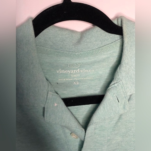 Men’s Vineyard Vines Slim Fit Polo Green - Extra Small - Picture 2 of 3